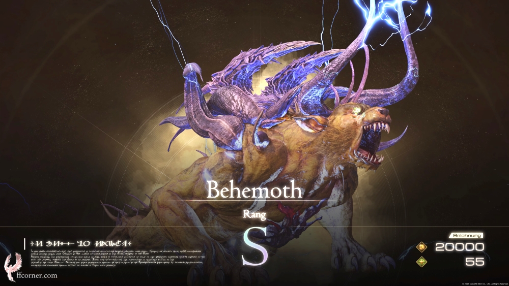 Final Fantasy XVI - Behemoth