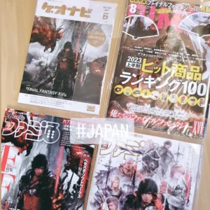 Japanische Zeitschriften mit FF16 Cover