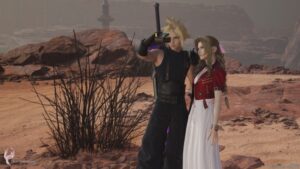 FF7 Rebirth Quest: Selfie von Cloud & Aerith