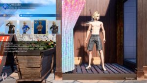 FF7 Rebirth Cloud Strand Kostüm Strandjunge