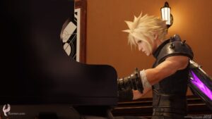 FF7 Rebirth - Cloud spielt Klavier