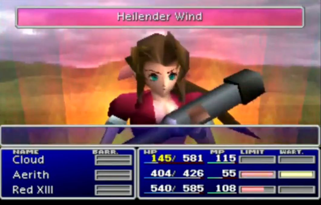 FF7 Limit - Aerith Heilender Wind