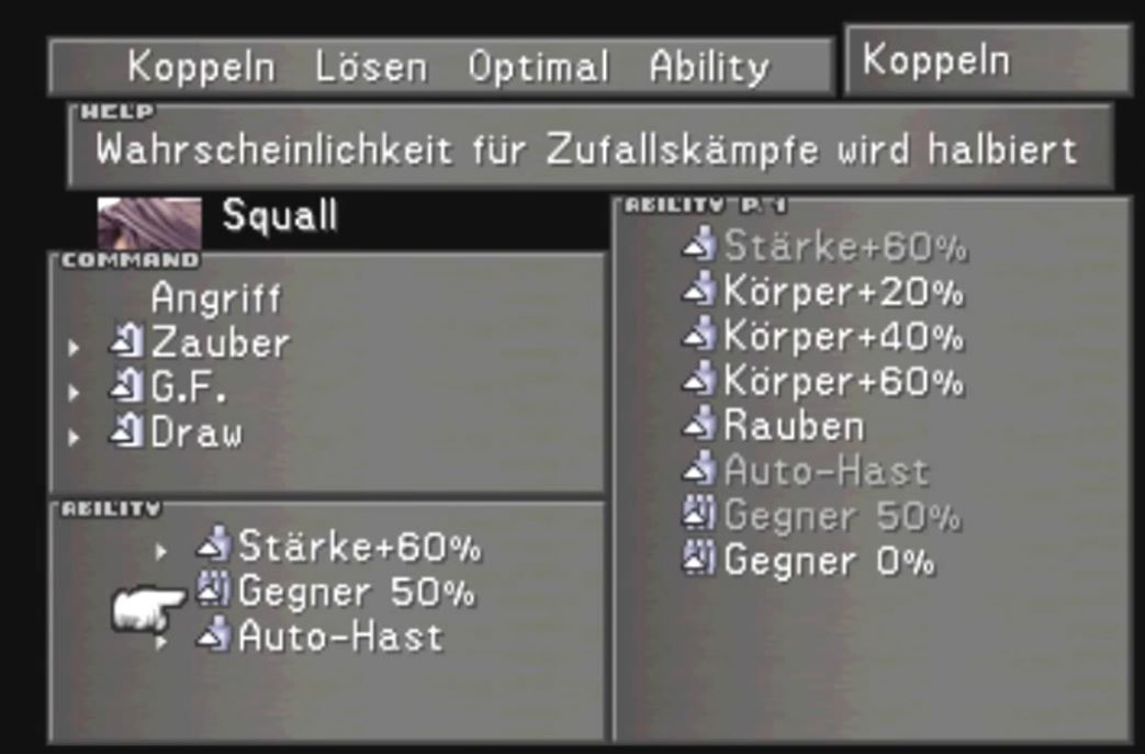 FF8 GF Abilities