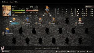 FFT - The Ivalice Chronicles - Blick in Ramzas Jobmenü