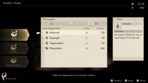 FFT - The Ivalice Chronicles - Einkauf im Shop
