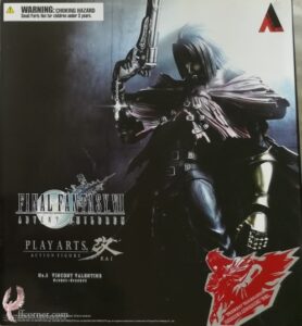 Play Arts Kai Vincent Box Advent Children limited metallic Version