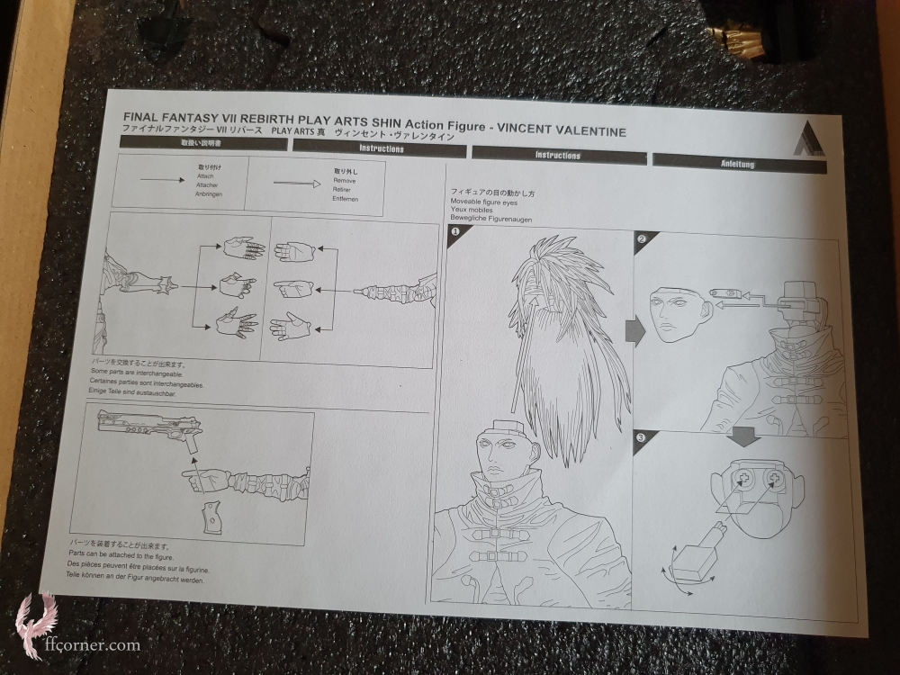 Play Arts Shin Vincent Anleitung